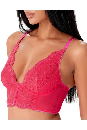Gossard Soutien-gorge bustier en dentelle rose