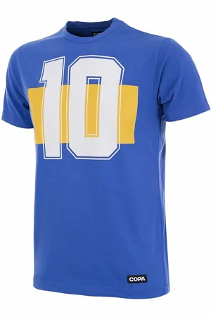 Copa Football T-shirt numéro 10 Boca Juniors Retro