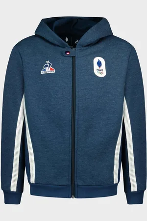 Le Coq Sportif Sweatshirt à capuche zippé enfant EFRO Paris 2024 N°1