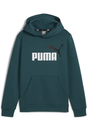PUMA Sweatshirt à capuche bicolore enfant Essentials+ Big Logo