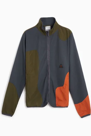 PAM PERKS AND MINI Leaf Litter Micro Grid Unisex Jacket "Poetry And Motion"