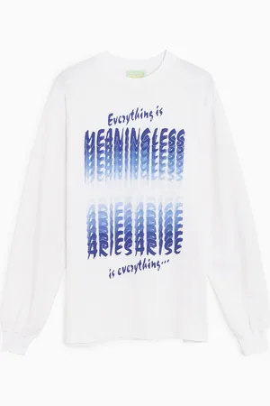 ARIES Everything Is Meaningless Unisex Long Sleeve T-Shirt