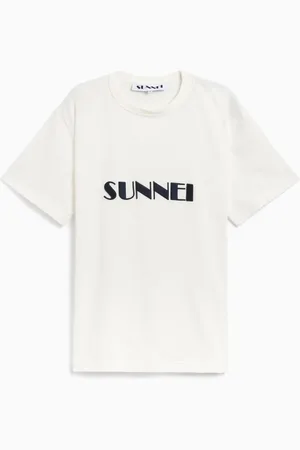 SUNNEI Classic Big Logo Embroidered Unisex T-Shirt