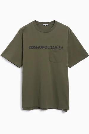 ENGINEERED GARMENTS Printed Cross Crew Neck Men