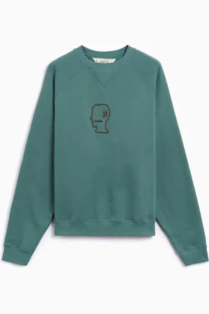 Brain Dead Sweatshirt avec logo Regular Head Raglan pour homme