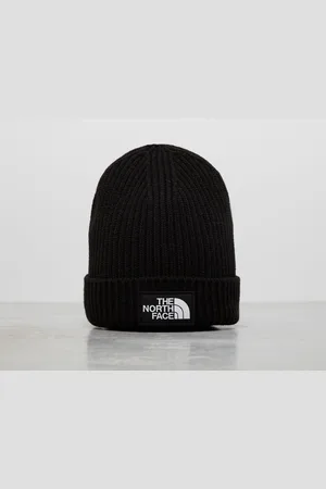 The North Face Logo Box Cuffed Beanie Hat -