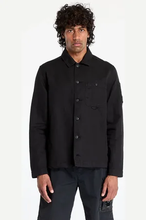 C.P. Company Veste Cotton/Linen Full Zip Overshirt L