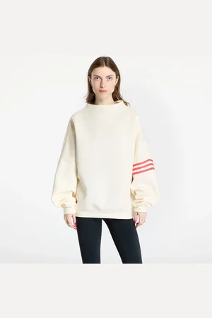 adidas Sweatshirt adidas Neuclassics Oversized Mock Neck Sweatshirt / Real Coral L