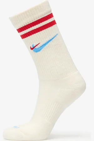 Nike Everyday Plus Force Cushioned Crew Socks / University Red/ University Blue L