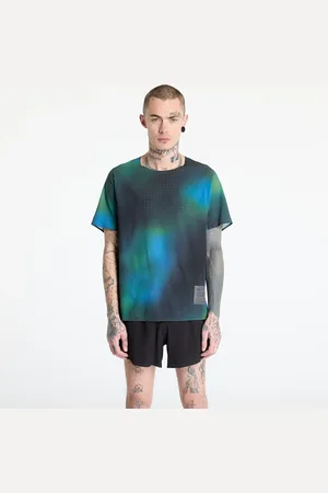 Y-3 T-shirt Allover Print Running Short Sleeve T-Shirt L