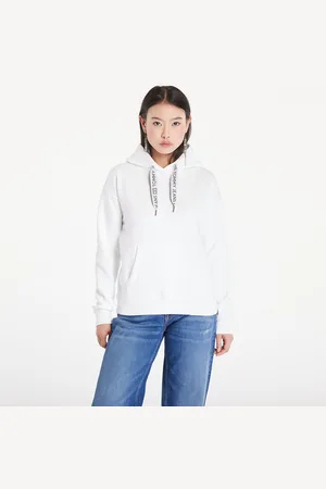 Tommy Hilfiger Sweatshirt Tommy Jeans Boxy Logo Drawcord Hoodie XL