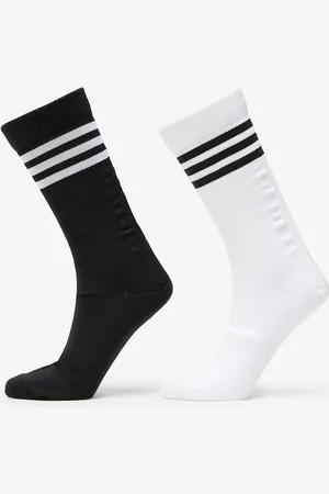 adidas Adidas 3 Stripes Textured Crew Socks 2-Pack / Black L