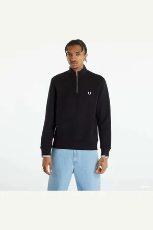 Fred Perry Sweatshirt Half Zip Sweatshirt L