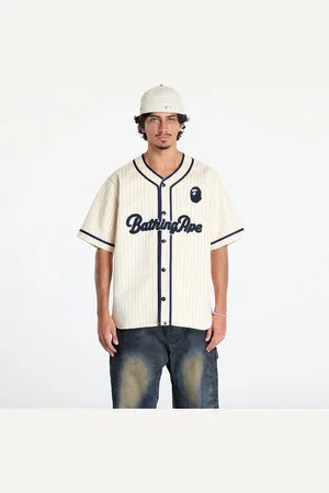 A Bathing Ape Chemise Baseball Shirt L