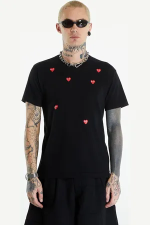 Comme des Garçons T-shirt Short Sleeve Logo Print T-Shirt UNISEX L