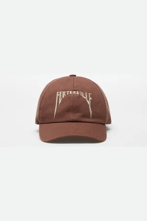 Rick Owens Embroidered Denim Baseball Cap / Pearl L