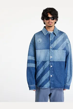 AMBUSH Chemise Patchwork Denim Shirt / No Color 50