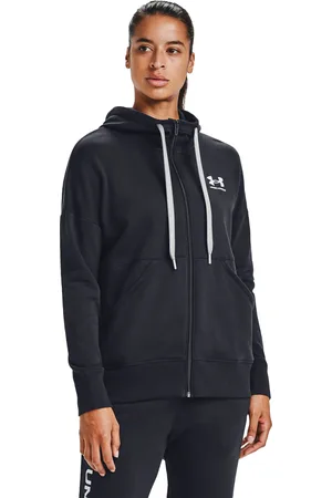 Under Armour Sweatshirt W Rival Fleece Full-Zip Hoodie / White M