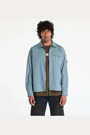 C.P. Company Veste Organic Gabardine Full Zip Overshirt L