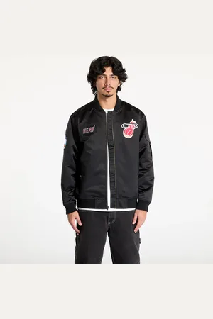 Mitchell & Ness Veste NBA Team Leader Satin Vintage Logo Heat Bomber L