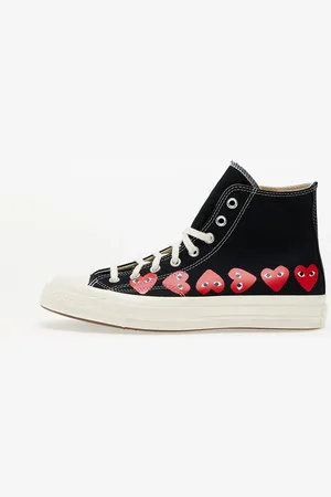Comme des Garçons Baskets Converse x Chuck 70 Hi Multi Heart / Hi Risk Red/ Egret EUR 44