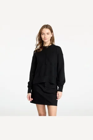 Calvin Klein Pull Jeans Intarsia Loose Sweater L