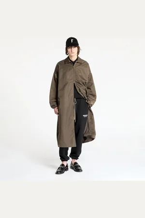 FEAR OF GOD Manteau Textured Nylon Trench Coat L
