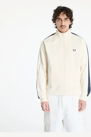 Fred Perry Veste Contrast Tape Track Jacket / Tennis Blue L