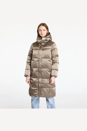 Calvin Klein Veste Jeans Shiny Satin Puffer Coat L