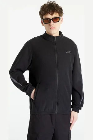 Reebok Sweatshirt Basketball Court Top Track Jacket L