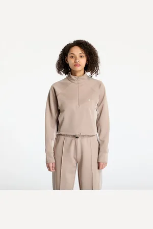 Converse Sweatshirt Cropped Fleece Turtleneck Vintage Cargo Sweatshirt L