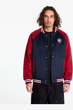 Tommy Hilfiger Bomber Tommy Jeans Wool Blend Crest Bomber / Regatta Red M