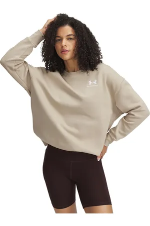 Under Armour Sweatshirt Icon Fleece OS Crew / White L
