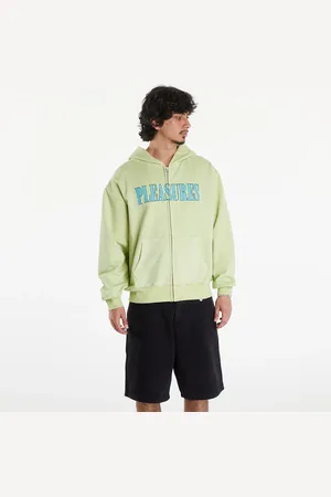 Pleasures Sweatshirt Onyx Zip Up Hoodie L