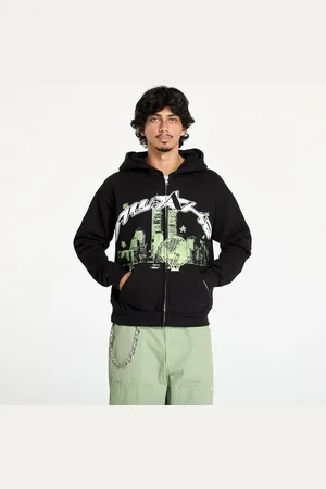 AWAKE NY Sweatshirt Skyline Zip Up Hoodie S
