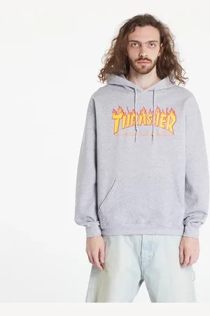 Thrasher Sweatshirt Flame Logo Hoody L