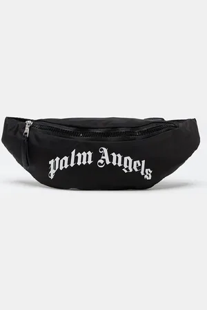 Palm Angels Sac banane Curved Logo Fanny Pack / White Universal