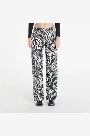 Sixth June Jeans Straight Leg Printed Jeans / White W26