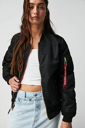 Alpha Industries Ma-1w Jacket en , pour femme chez Free People