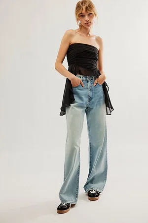 Denimist Teri Wide-Leg Jeans en , pour femme taille: 29 chez Free People
