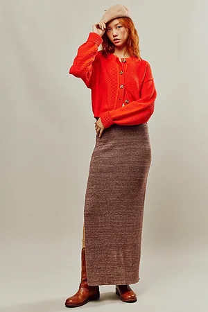 Free People Golden Hour Maxi Skirt par en , pour femme taille: XL