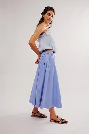 free-est Jupe midi Lowen par en , pour femme chez Free People