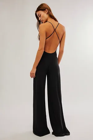 Norma Kamali Combinaison Slip Dos Nu en , pour femme chez Free People