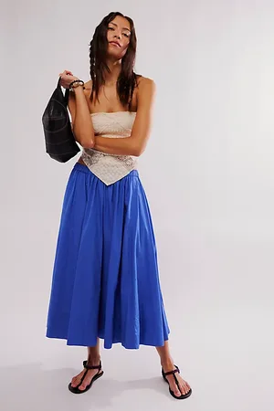 free-est Jupe midi Lowen par en , pour femme chez Free People
