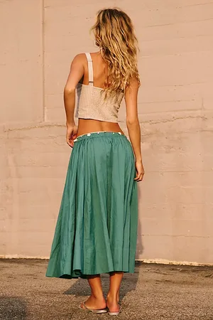 free-est Jupe midi Lowen par en , pour femme chez Free People