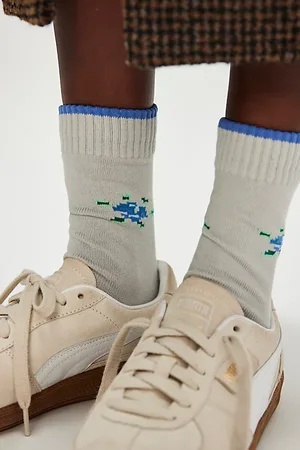 hansel from basel Chaussettes Montantes Digi Needlepoint par en , pour femme chez Free People