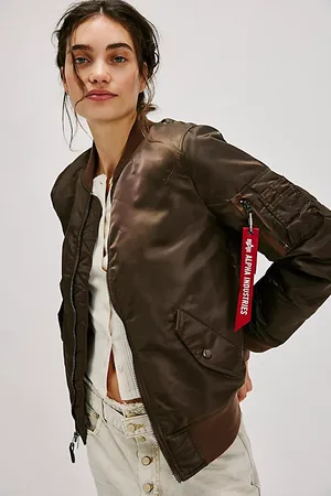 Alpha Industries Ma-1w Jacket en , pour femme taille: XS chez Free People