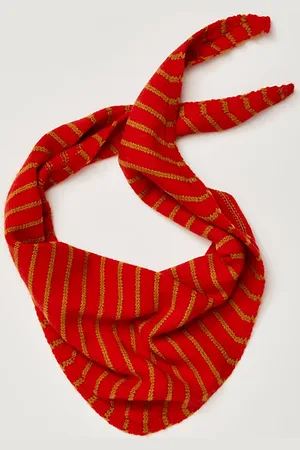 Free People Essential Triangle Striped Scarf par en , pour femme