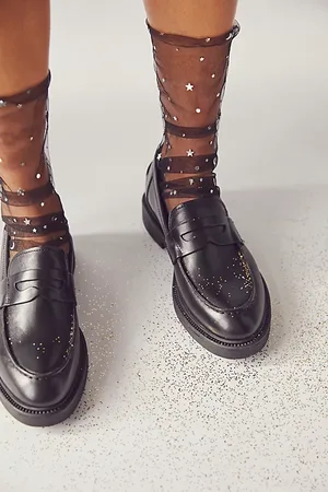 Leg Avenue Chaussettes transparentes Moon + Stars par en , pour femme chez Free People