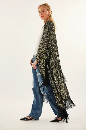 Free People Cardigan à franges Mirrorball par en , pour femme